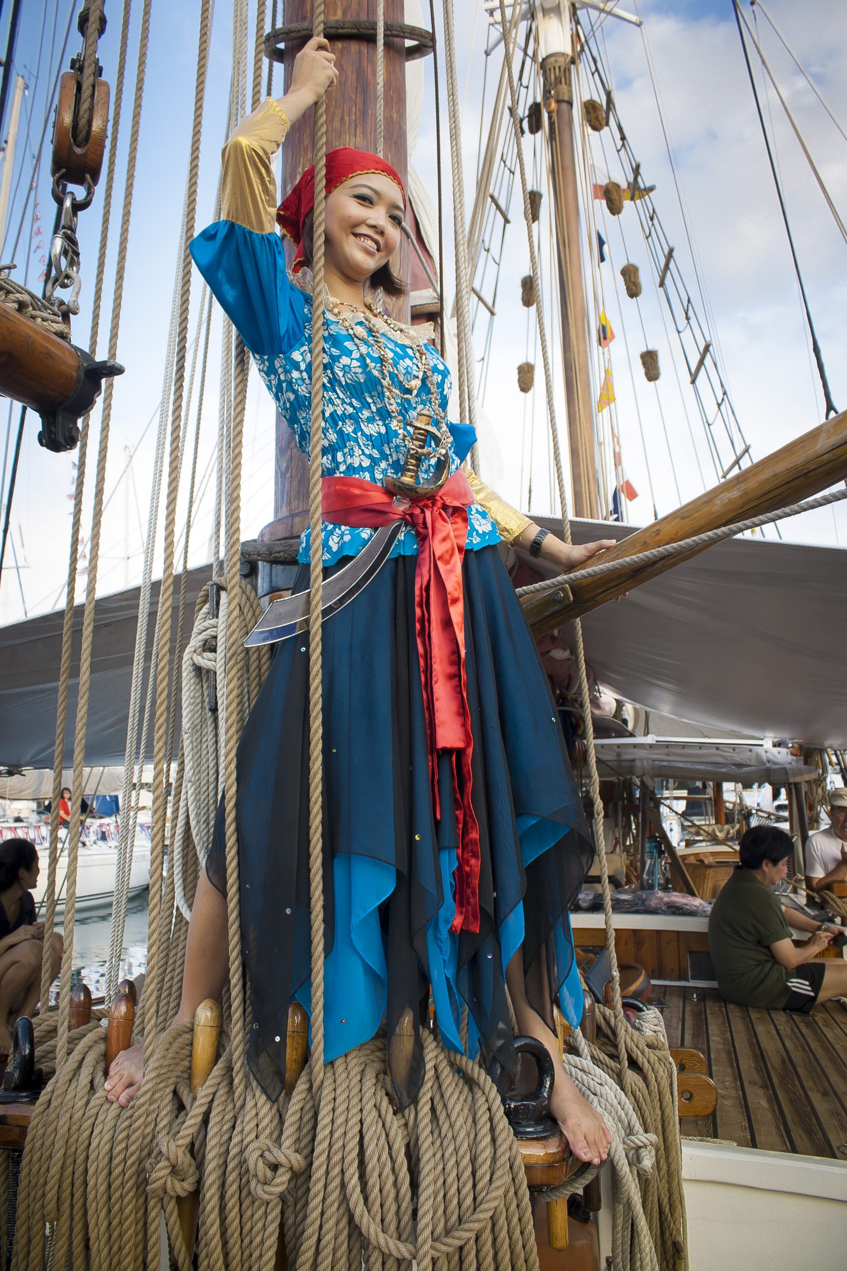 No pirate invasion would be complete without the \"Pretty Girl\"