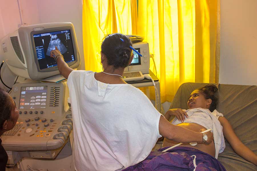 Both of these very expensive clinical ultrasound machines were out of service due to broken probes. Thanks to one of our sponsors we replaced those probes and now the machines are working again.