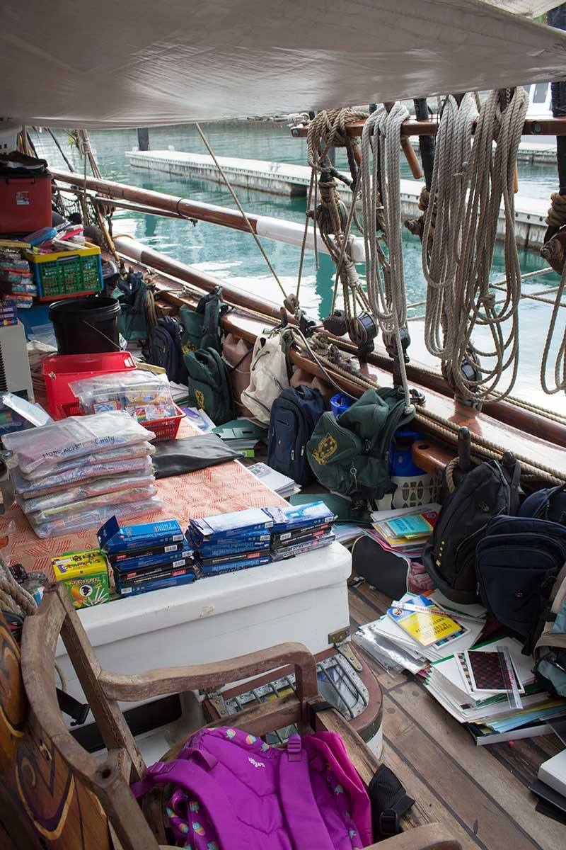 Sorting took us three days and that was with the help of several of our friends.
