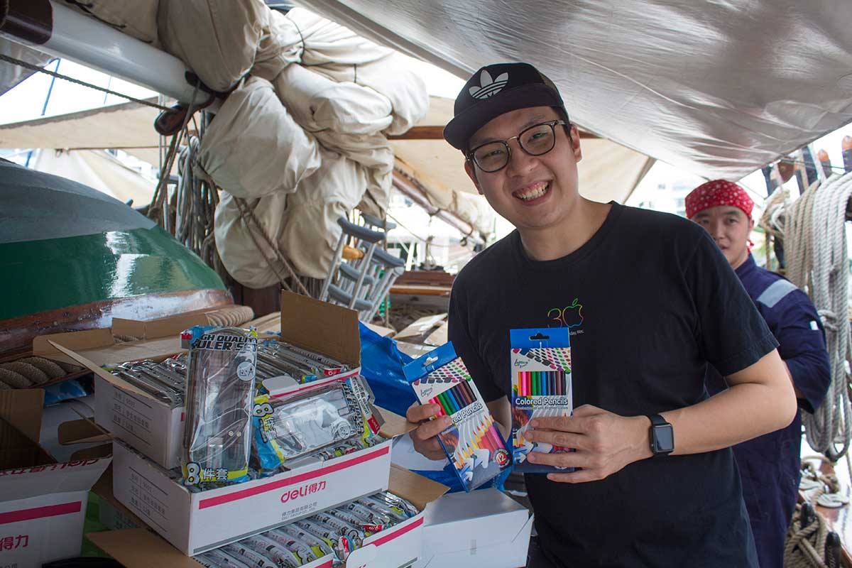 Volunteer Ivan Foo.