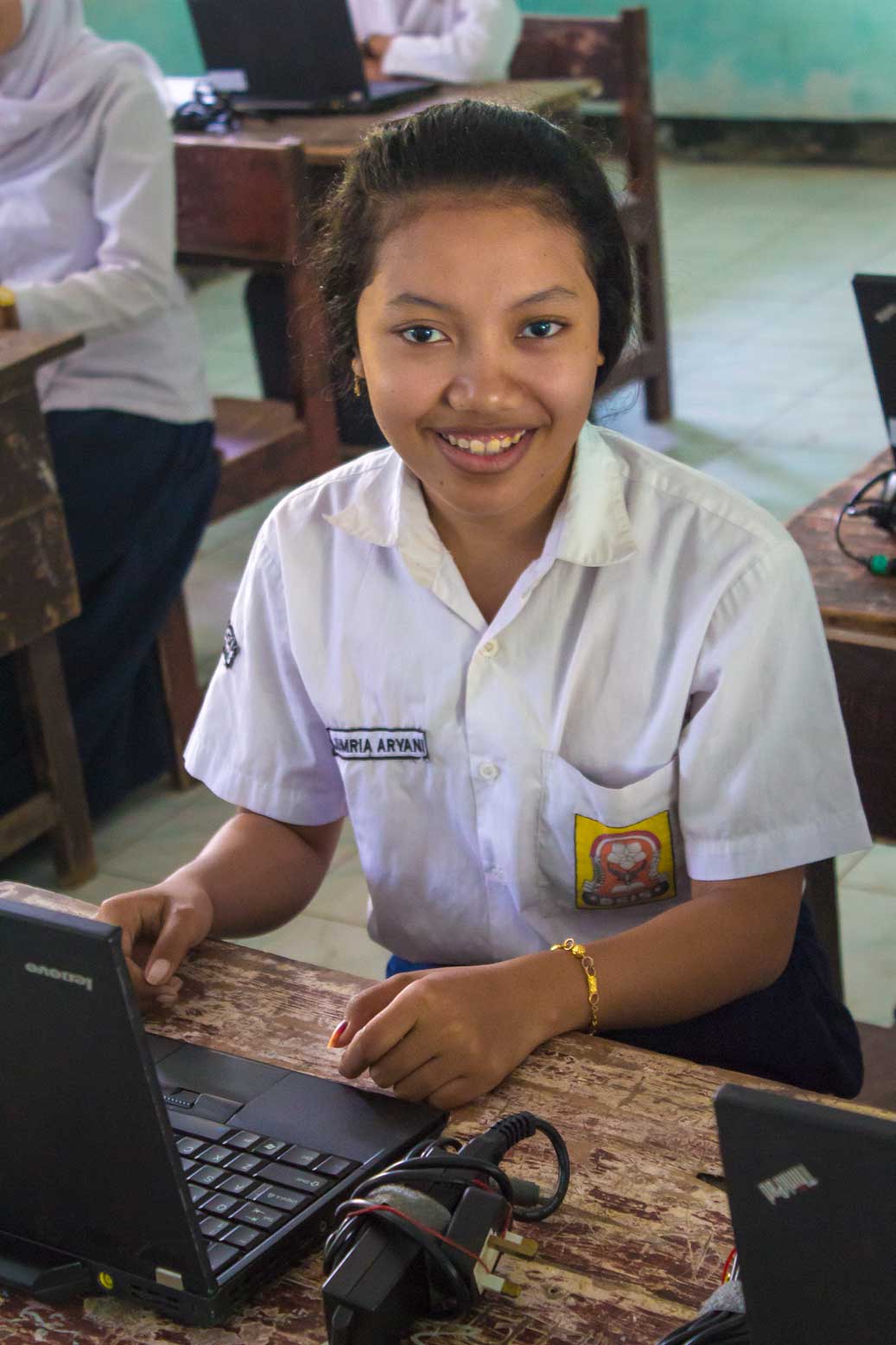 Without knowledge of computers these kids would have a tough time finding jobs when they get older.